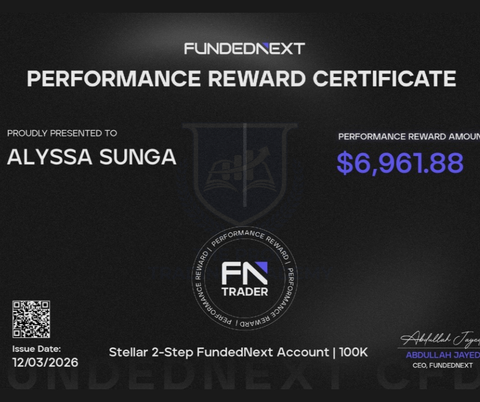 Another funded certificate by Coach Aly
