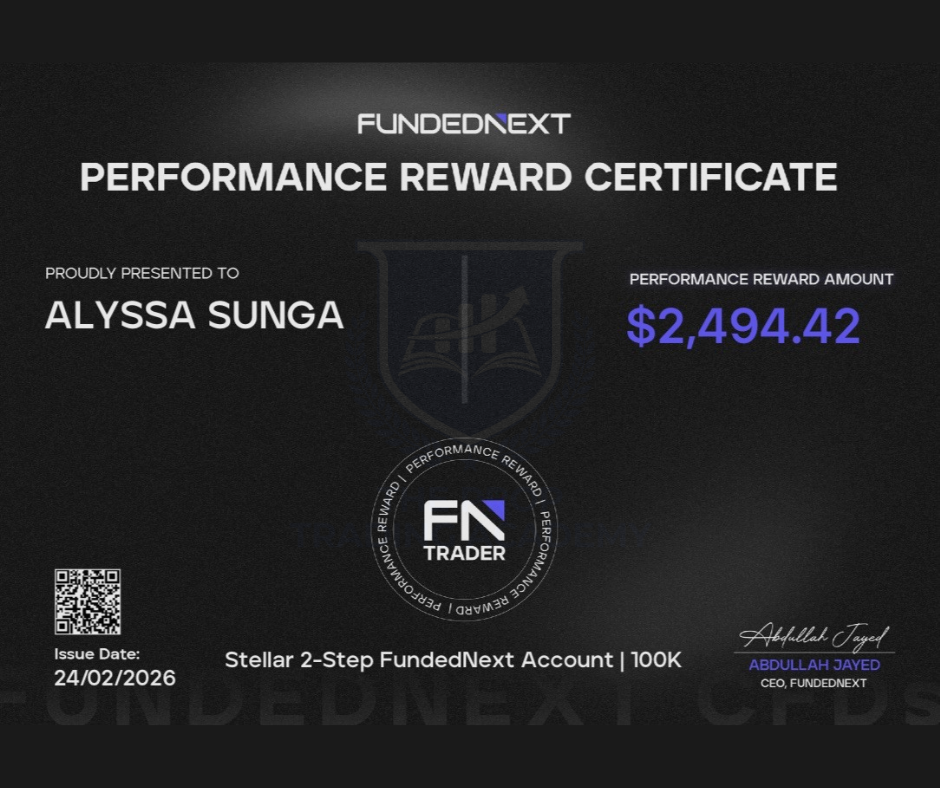 Another funded certificate by Coach Aly