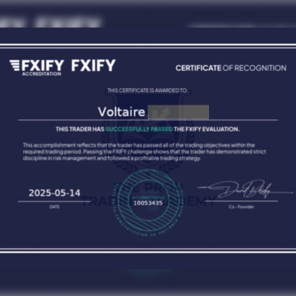 Funded trader payout proof from The Prop Trading Academy