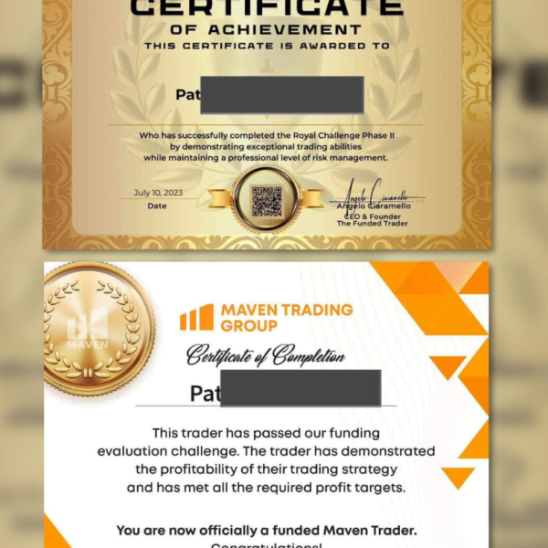 Funded trader payout proof from The Prop Trading Academy